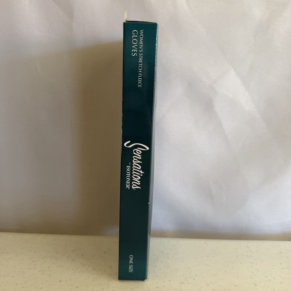 Sensations by Isotoner Womens Stretch Fleece Gloves Cream Mannequin One Size New - Picture 3 of 7